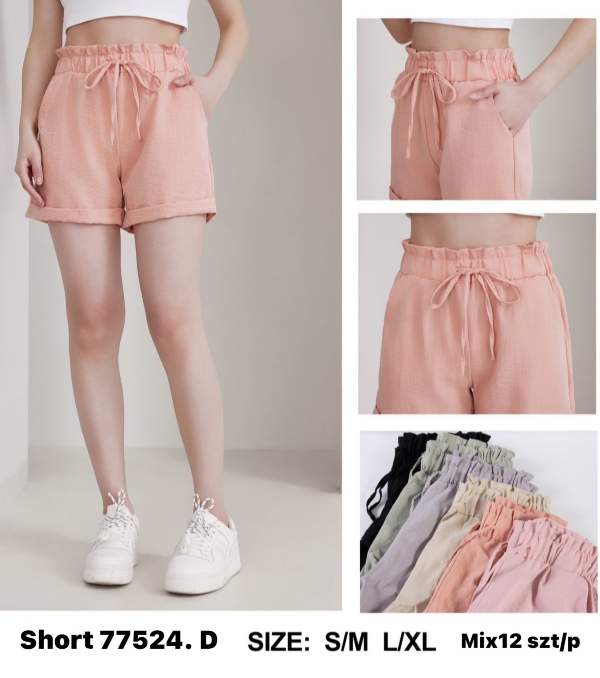 Szorty damskie Roz S-XL, Mix Kolor Paczka 12 szt